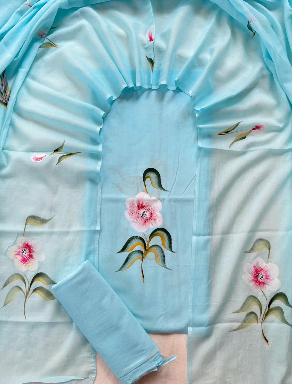 Cotton Dupatta Printed Suit
