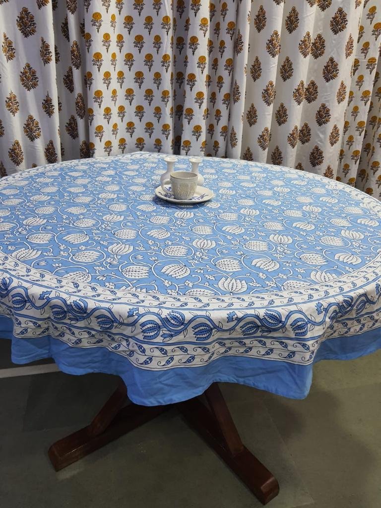 Cotton Printed Round Table Cover