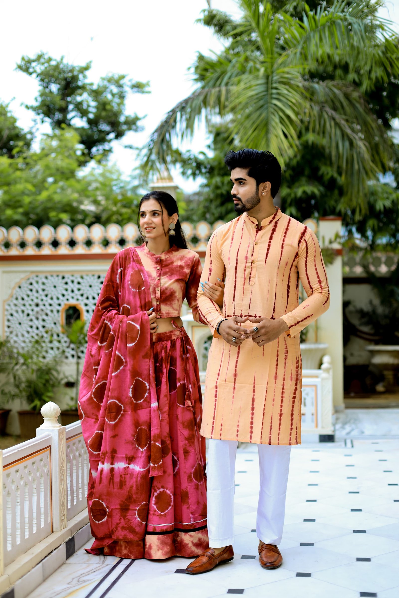 Cotton Printed Couple Combo Set