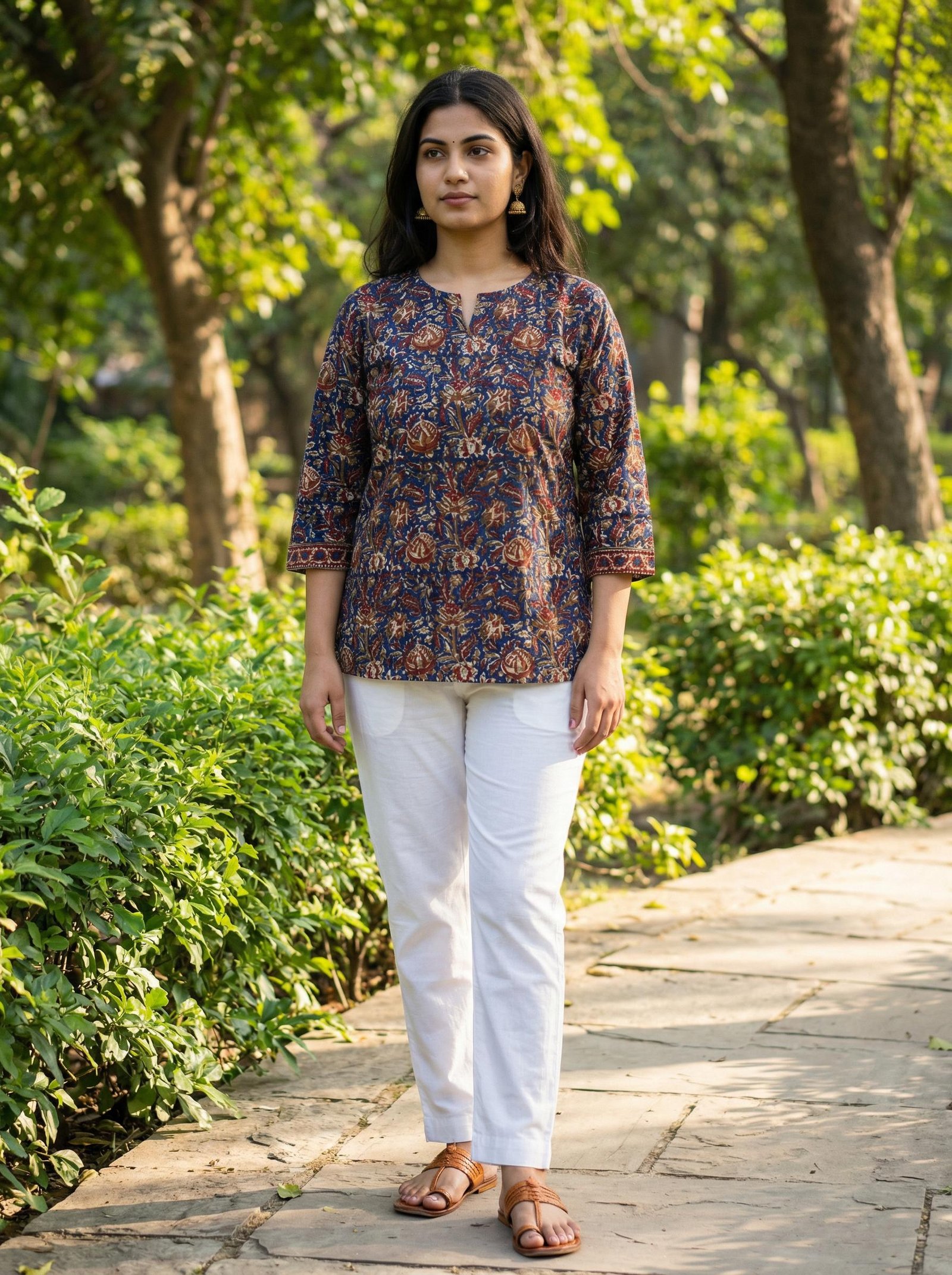 Cotton Printed Short Top