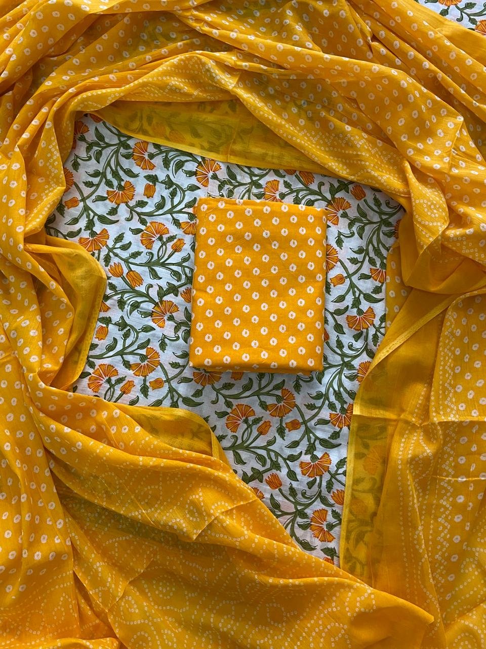 Cotton Dupatta Printed Suit