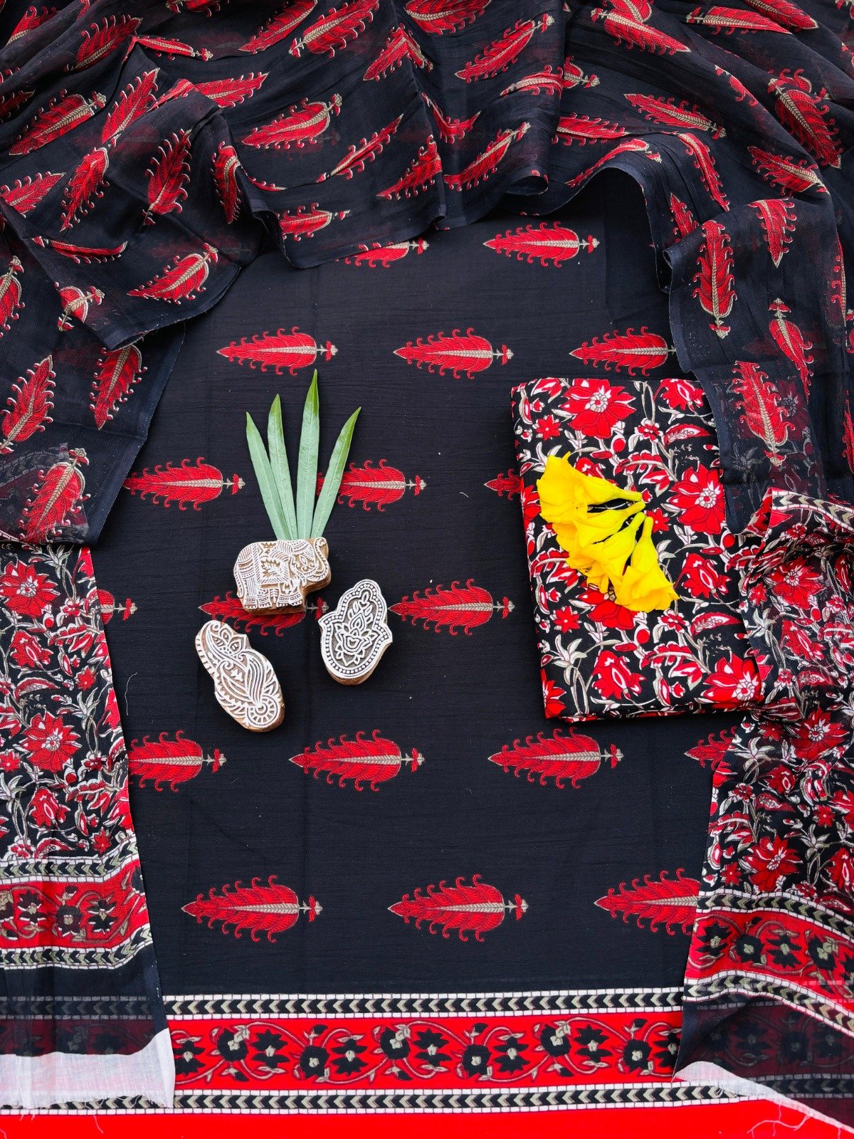 Cotton Dupatta Printed Suit