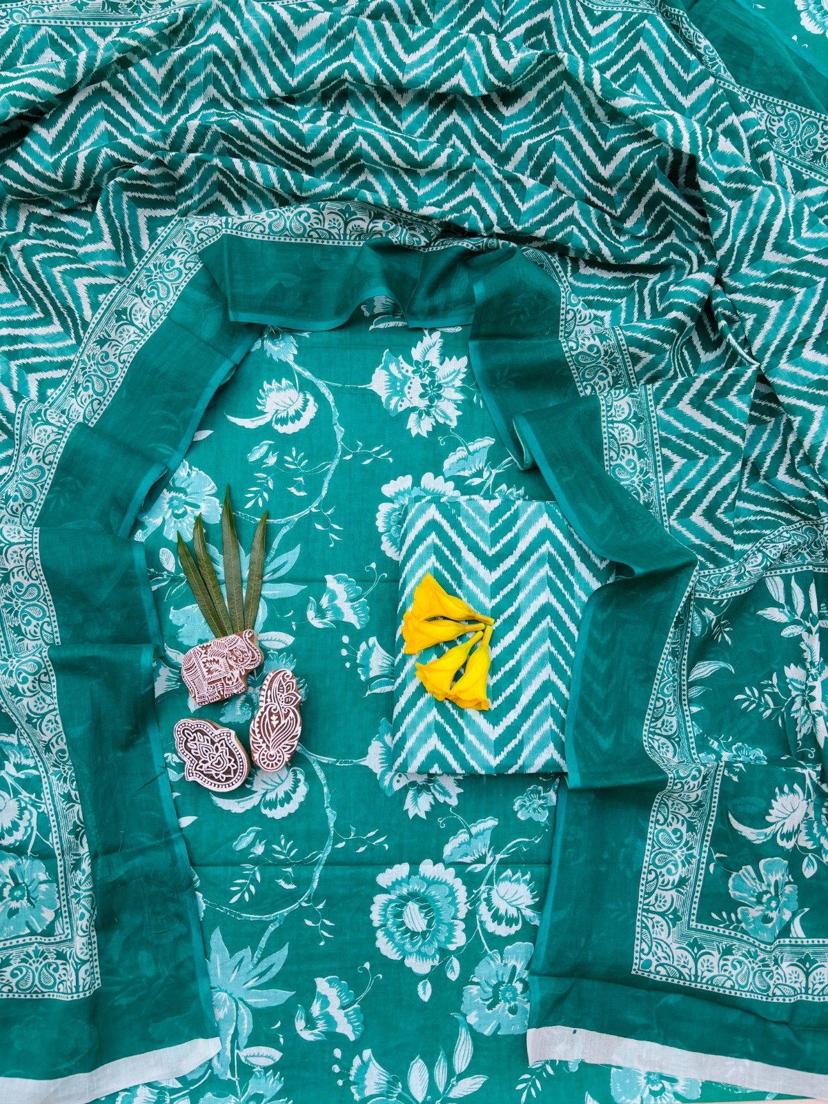 Cotton Dupatta Printed Suit