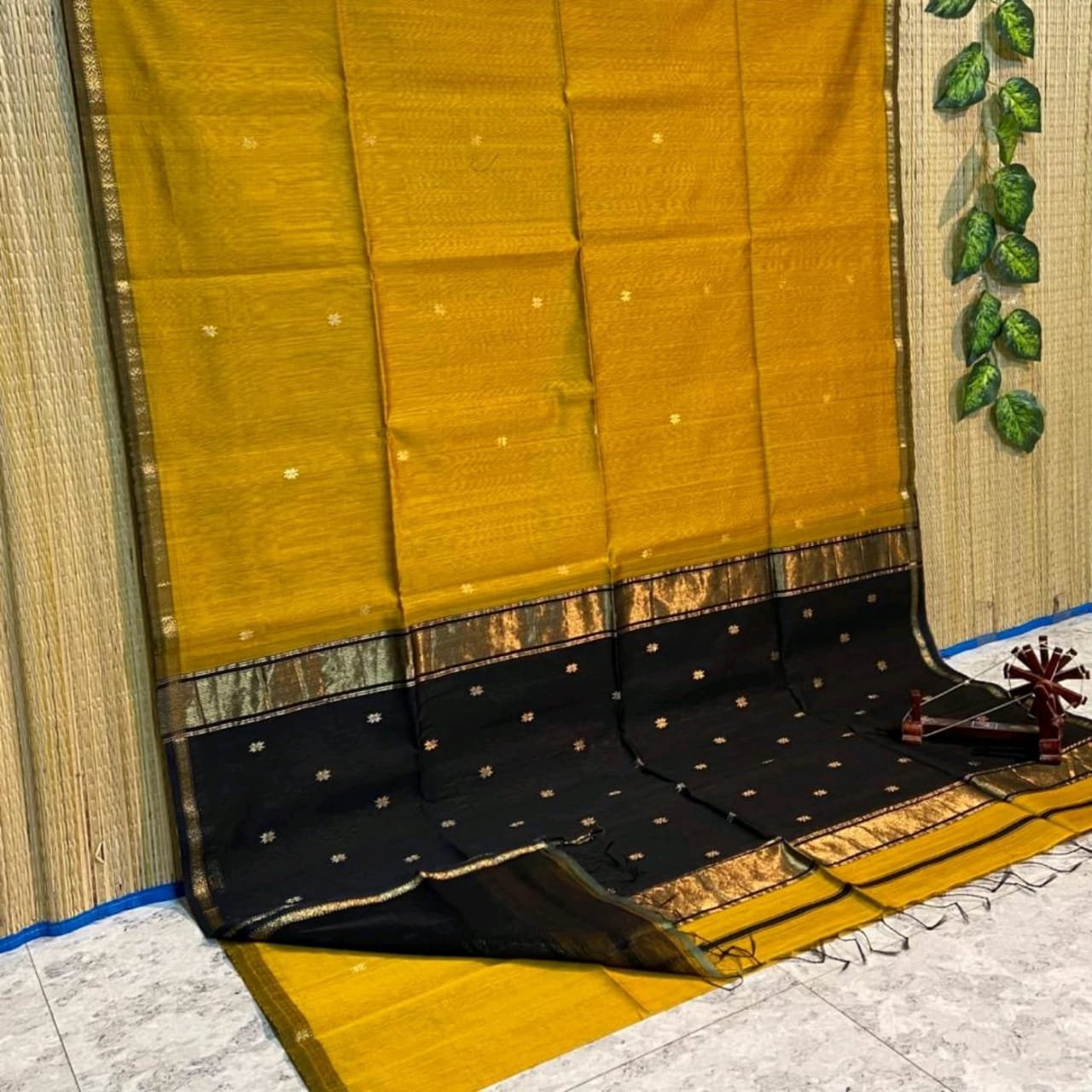 Maheshwari Woven Cotton Silk Saree