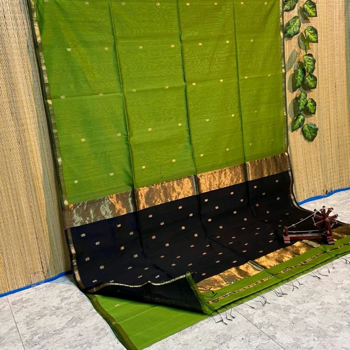 Maheshwari Woven Cotton Silk Saree