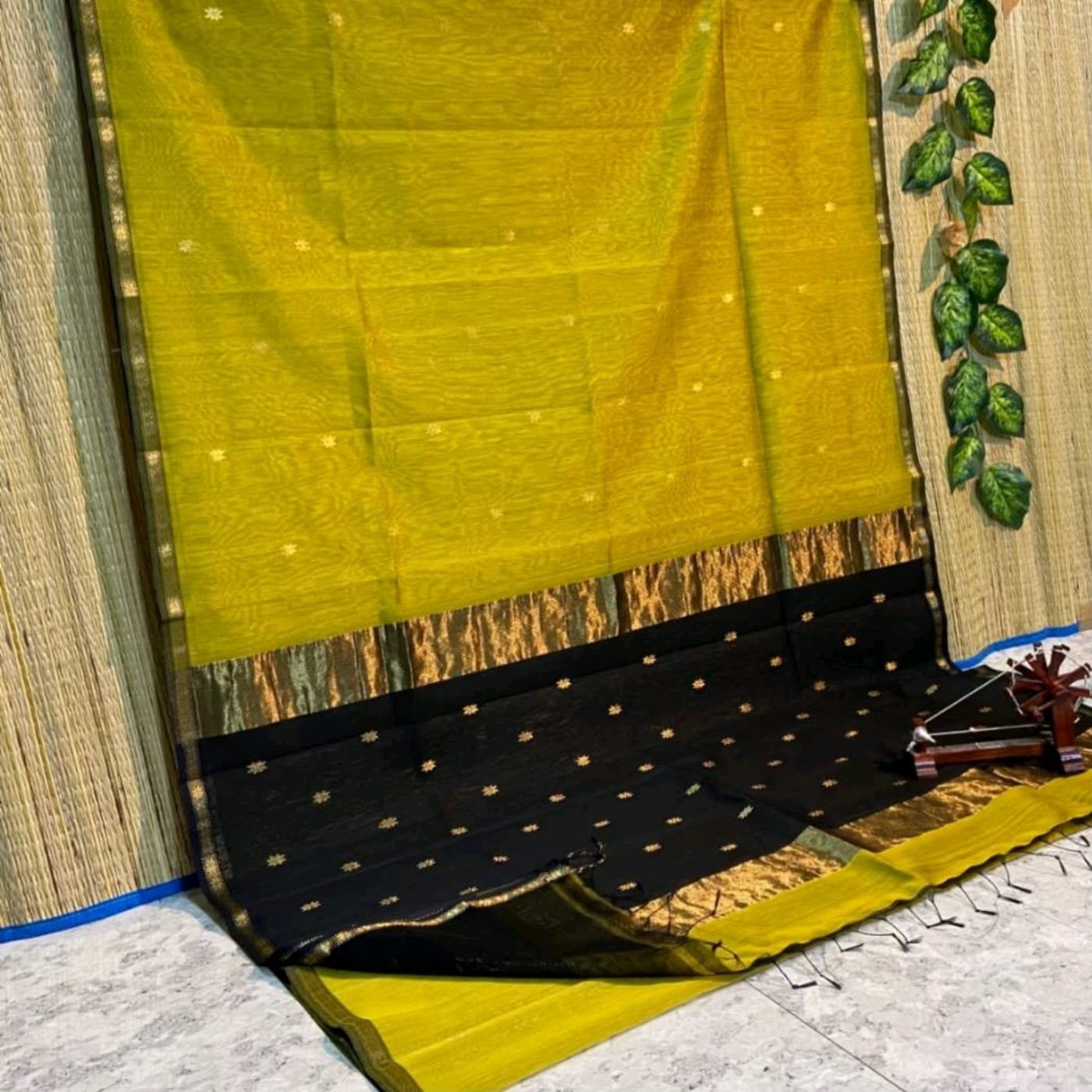 Maheshwari Woven Cotton Silk Saree