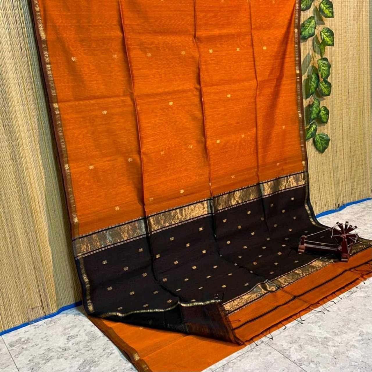 Maheshwari Woven Cotton Silk Saree