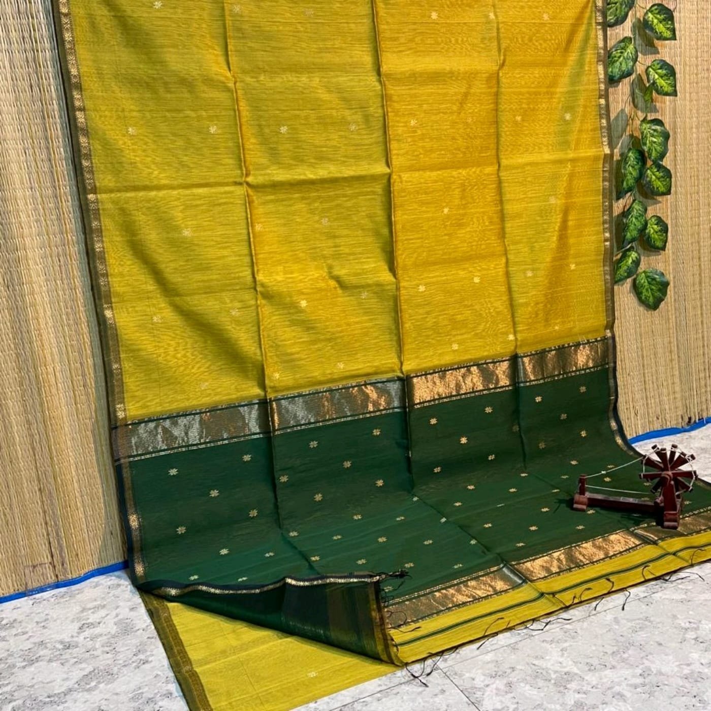 Maheshwari Woven Cotton Silk Saree