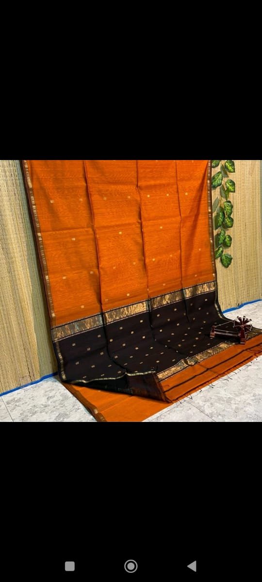 Maheshwari Woven Cotton Silk Saree