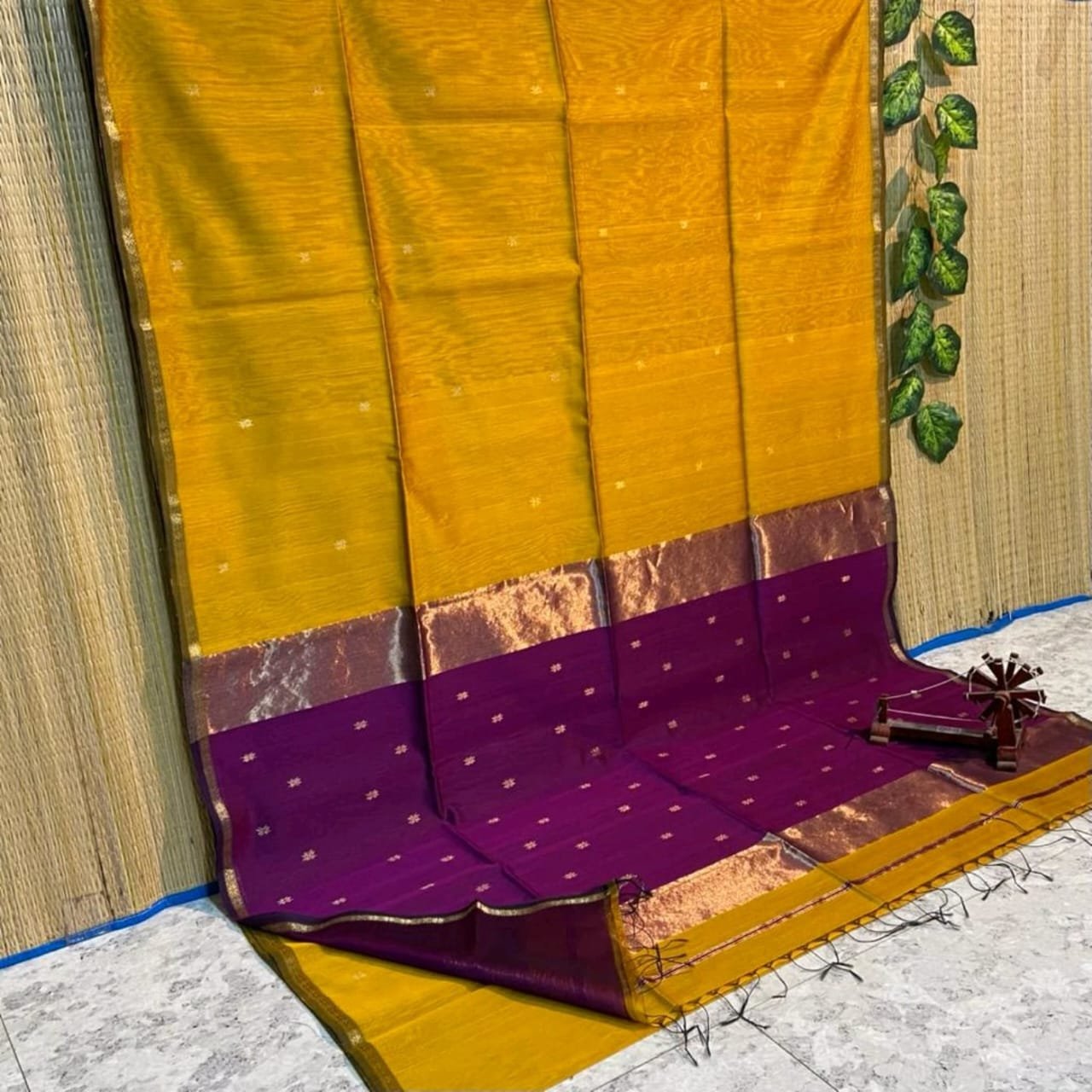 Maheshwari Woven Cotton Silk Saree