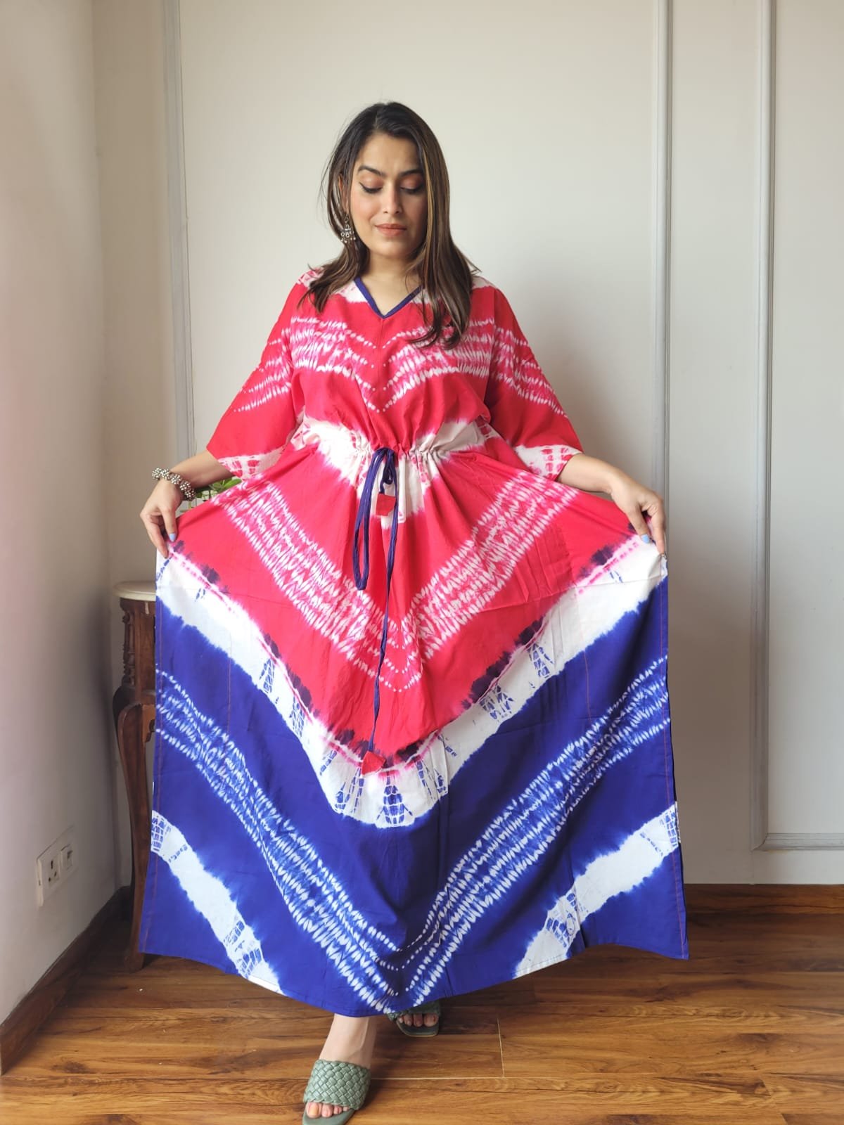 Cotton Printed Long Kaftan