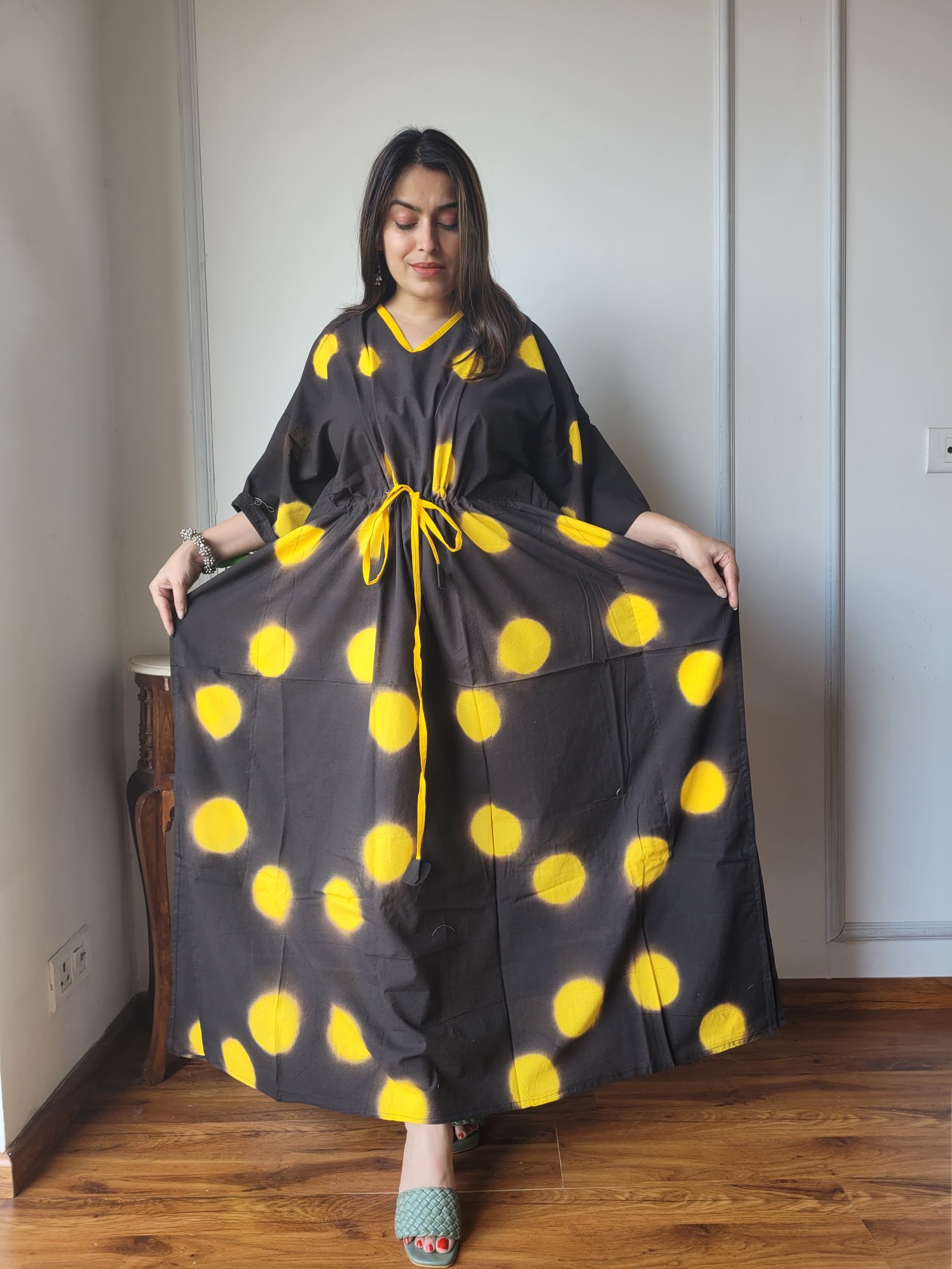 Cotton Printed Long Kaftan