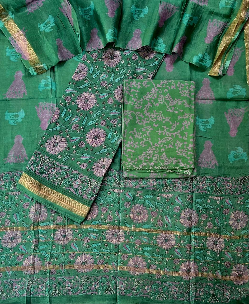 Maheshwari Printed Suit Set