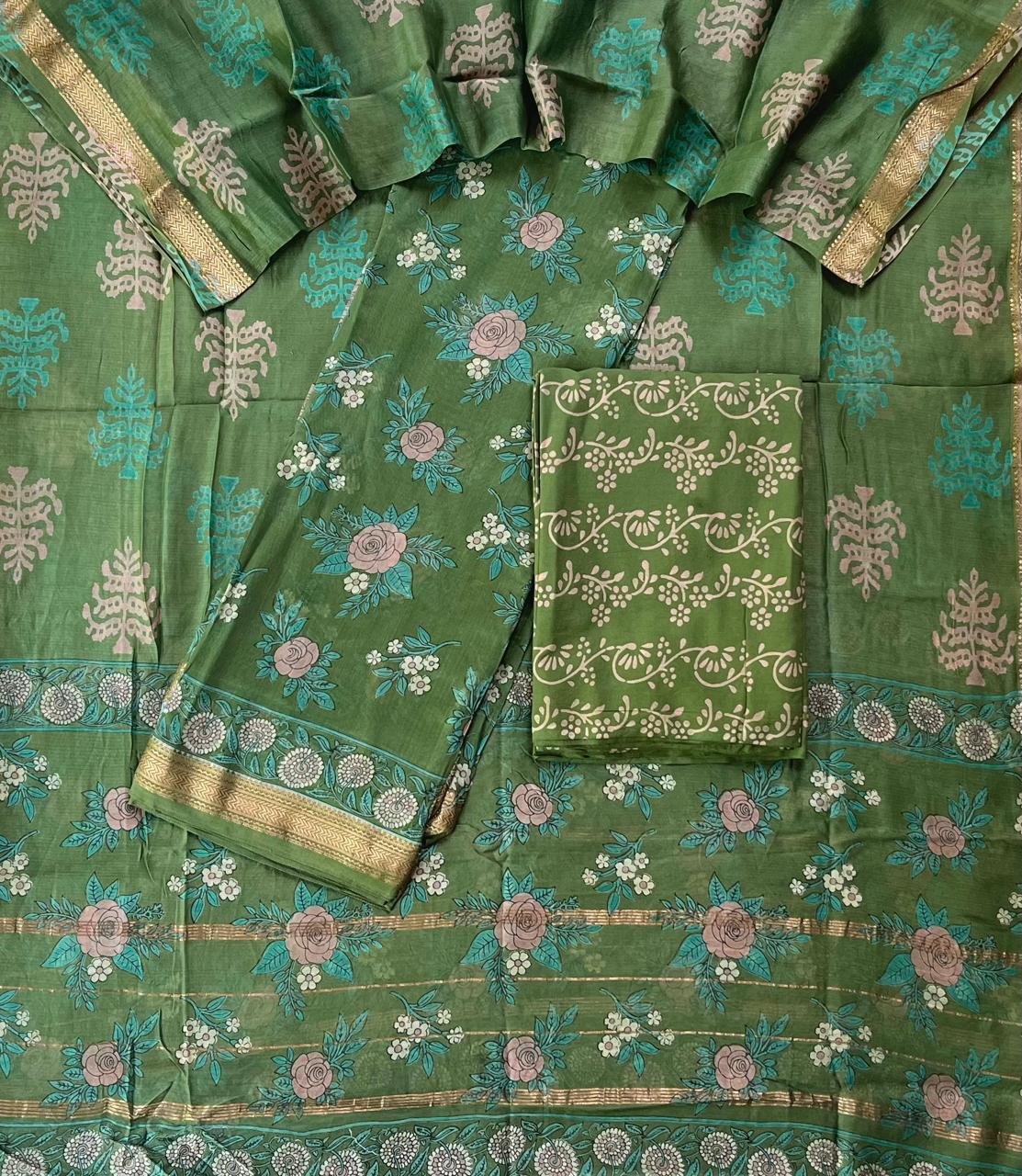 Maheshwari Printed Suit Set