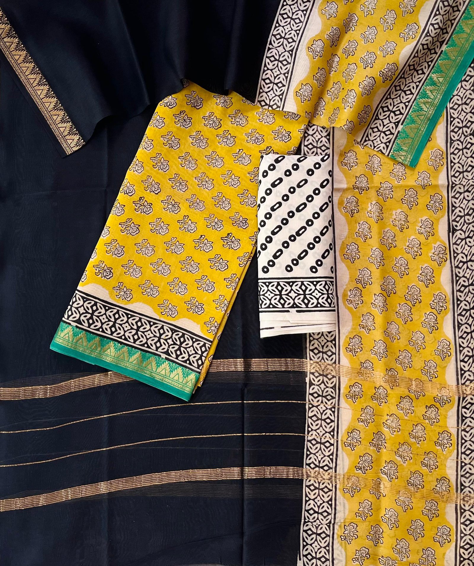 Maheshwari Printed Suit Set
