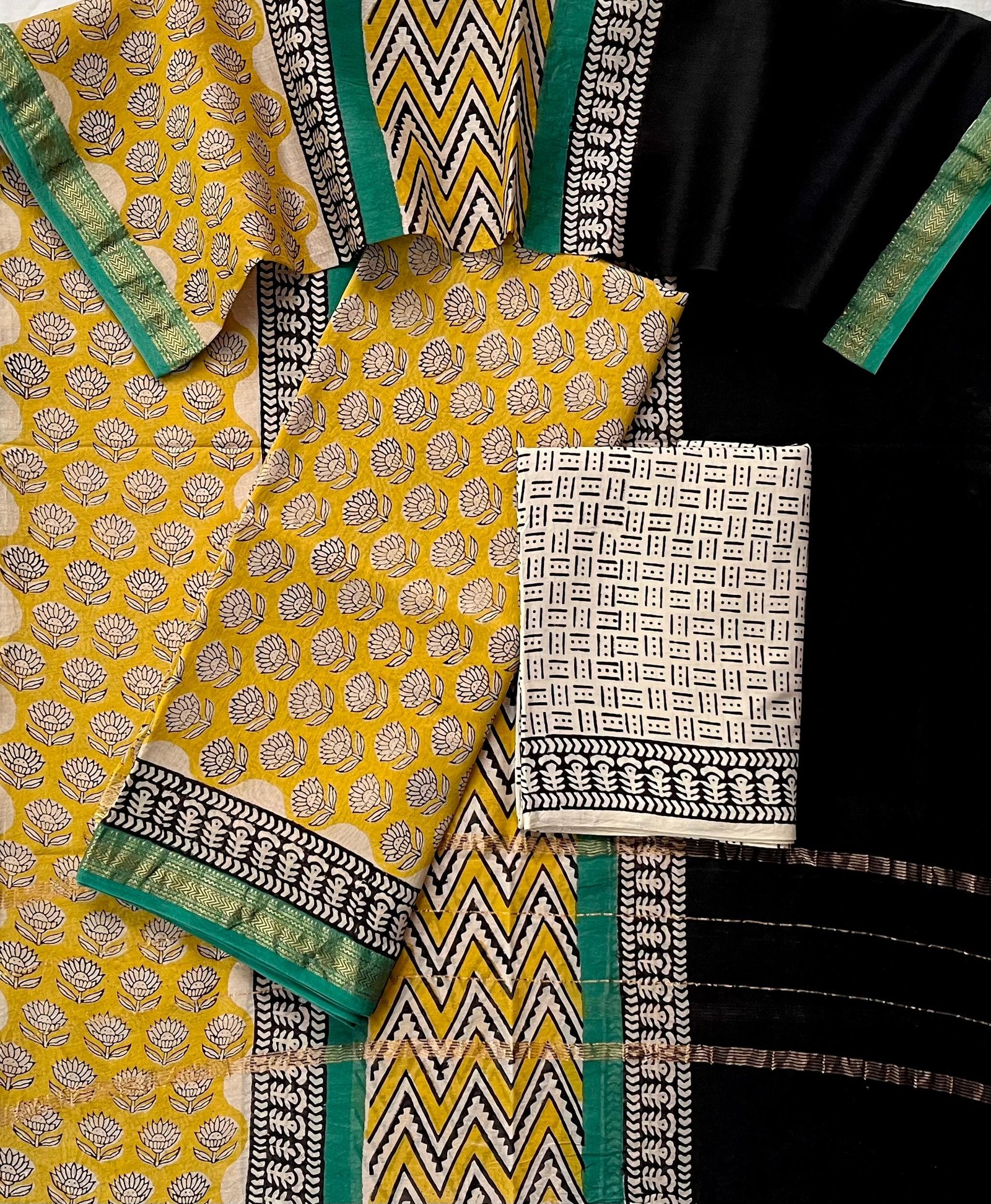 Maheshwari Printed Suit Set