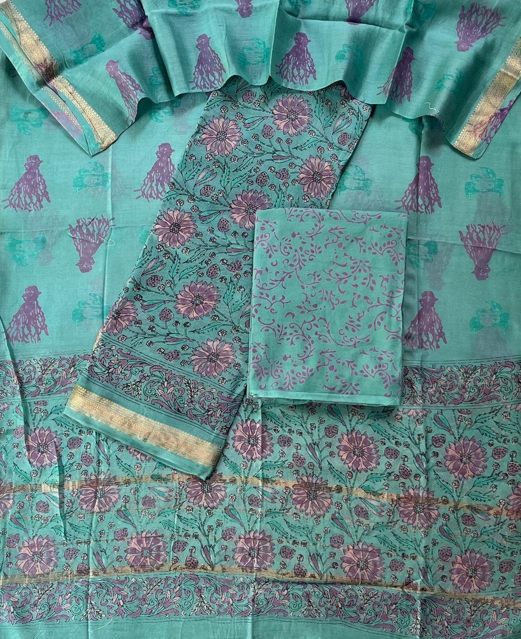 Maheshwari Printed Suit Set