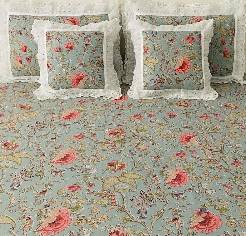 Cotton Printed King Size Bedsheet Set of 5