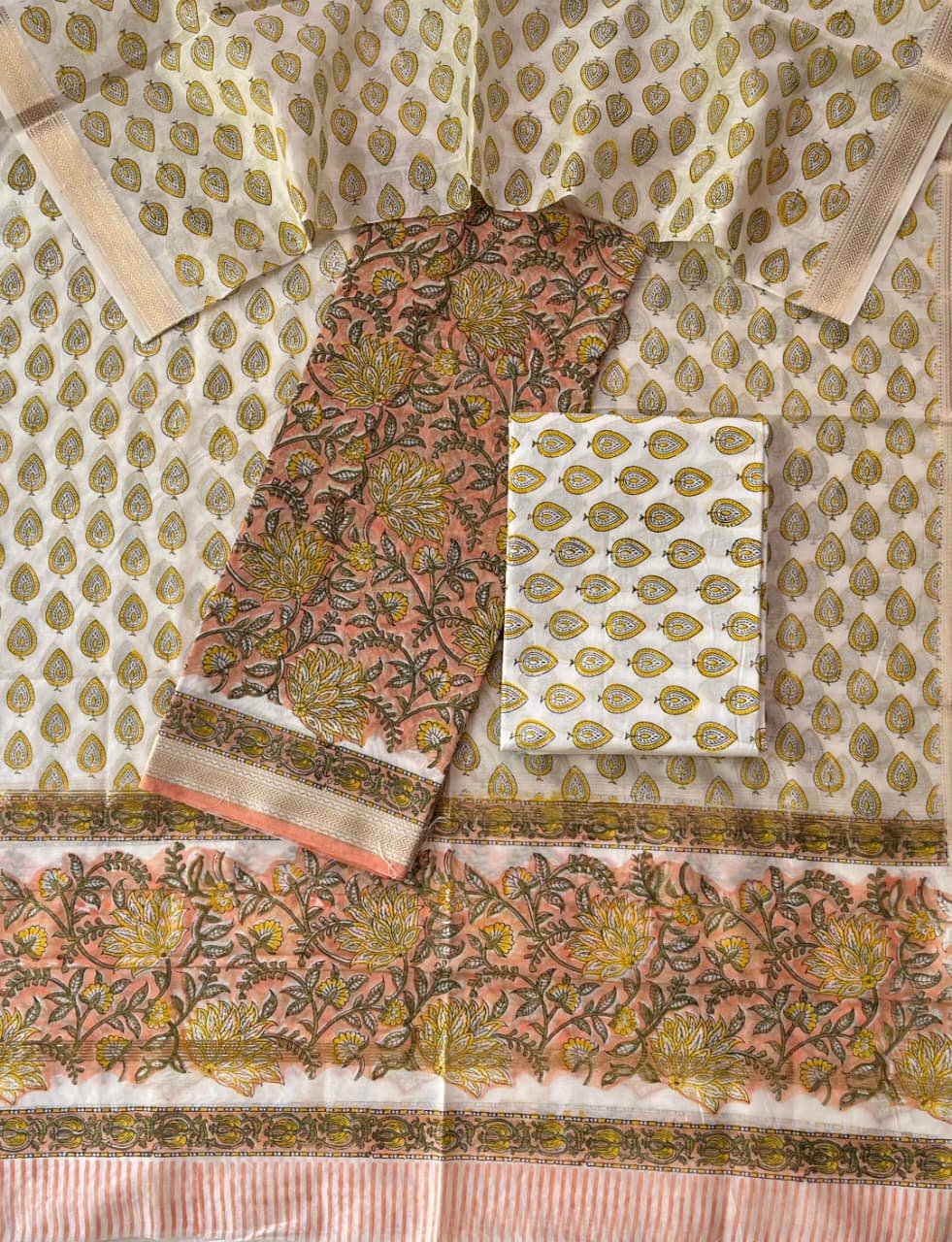 Maheshwari Printed Suit Set