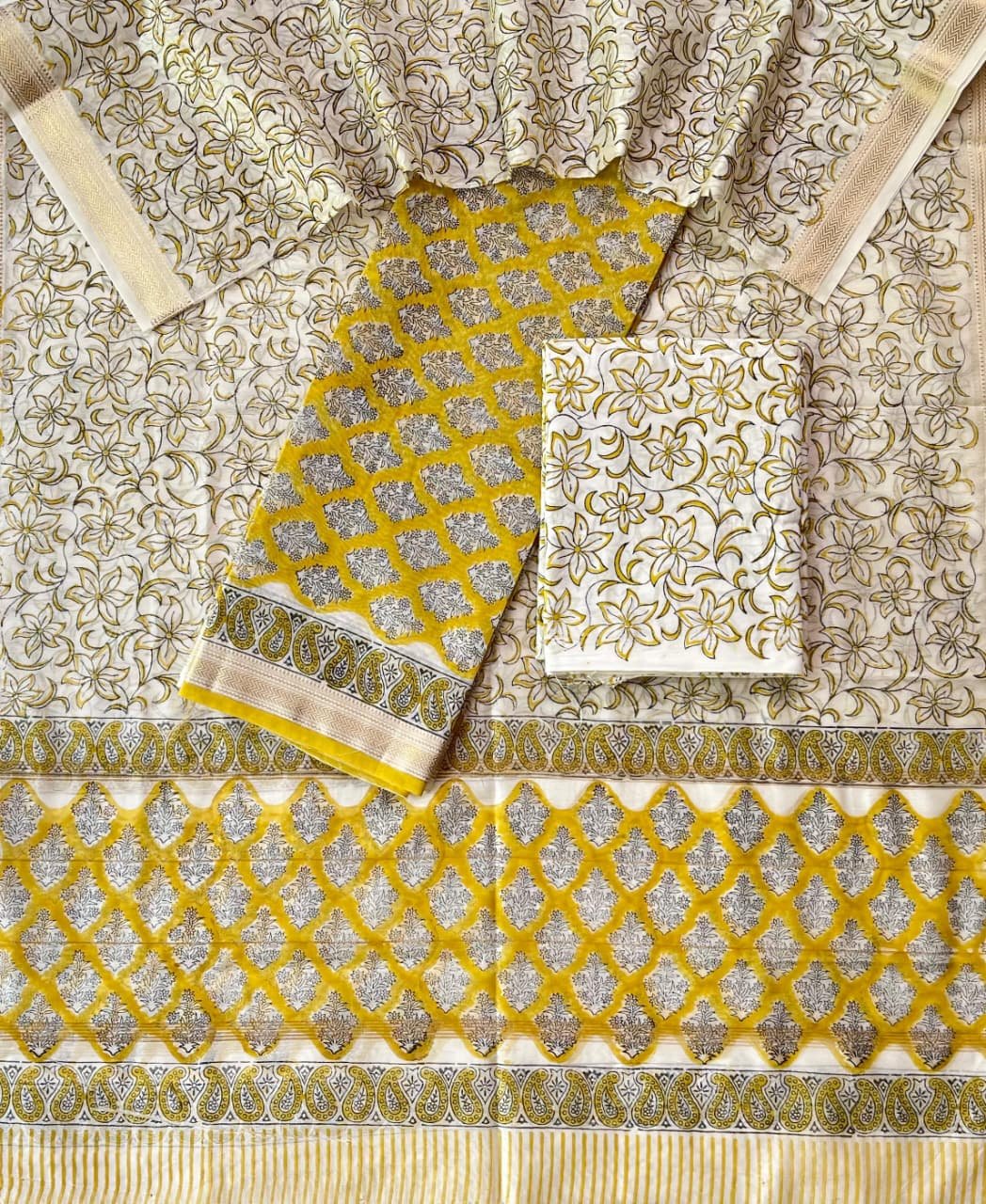 Maheshwari Printed Suit Set