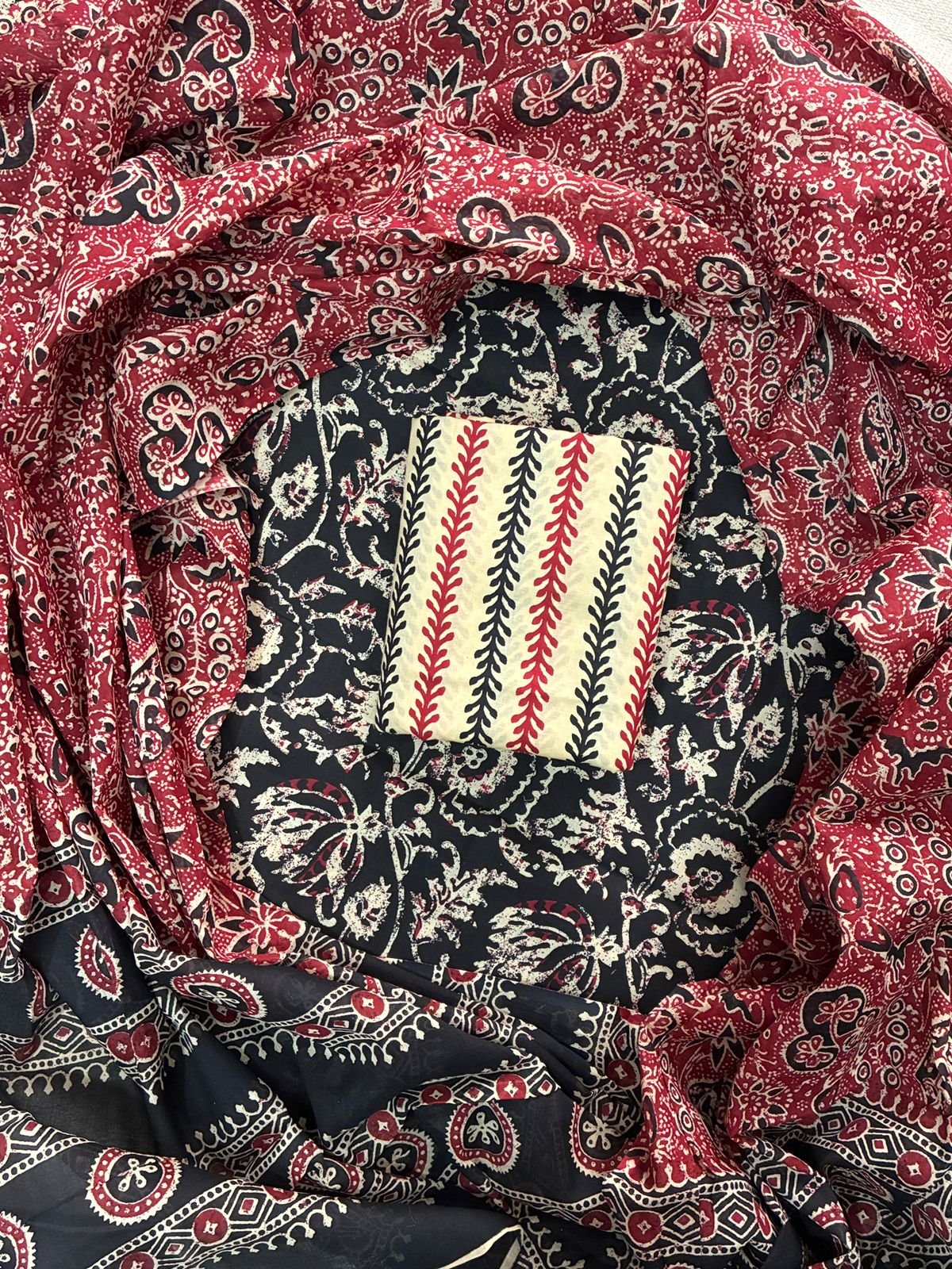 Cotton Dupatta Printed Suit