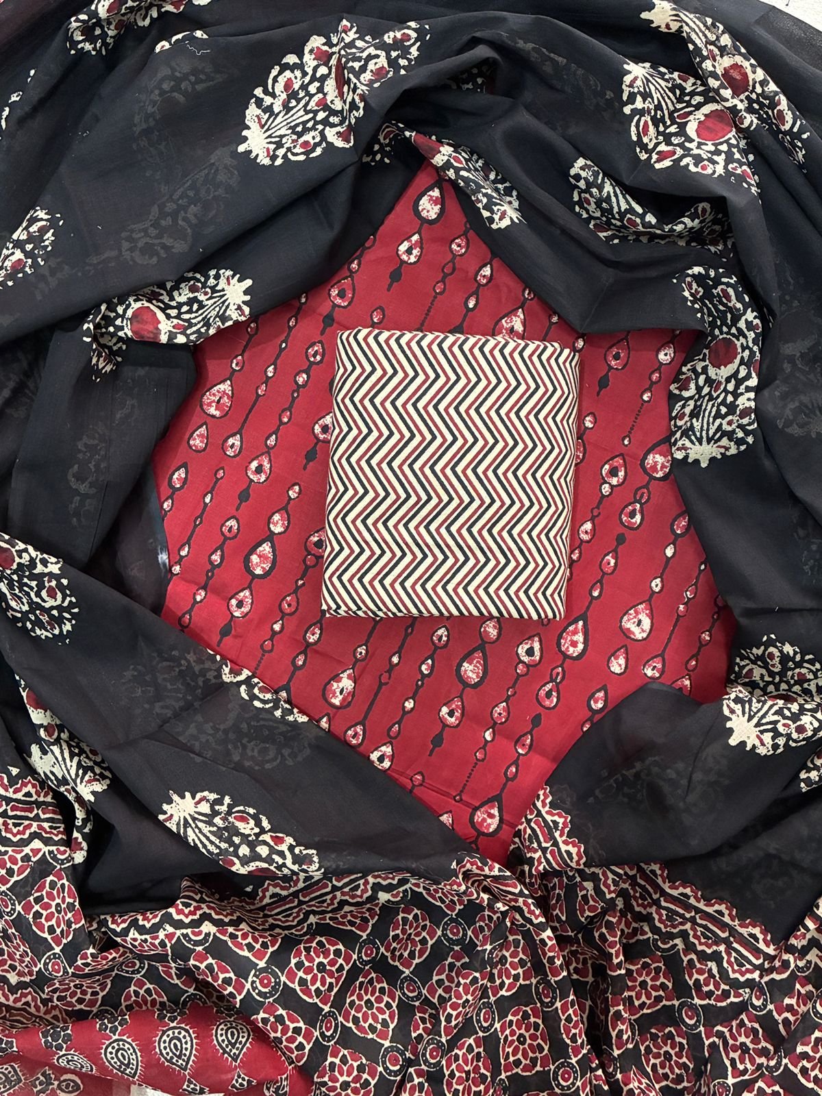 Cotton Dupatta Printed Suit