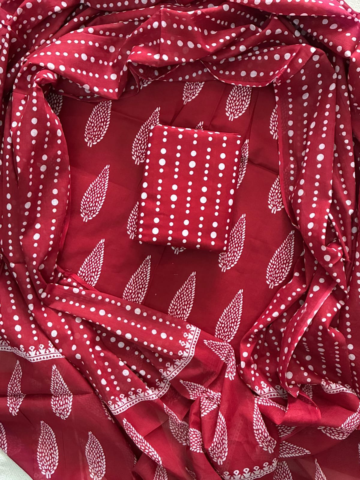 Cotton Dupatta Printed Suit