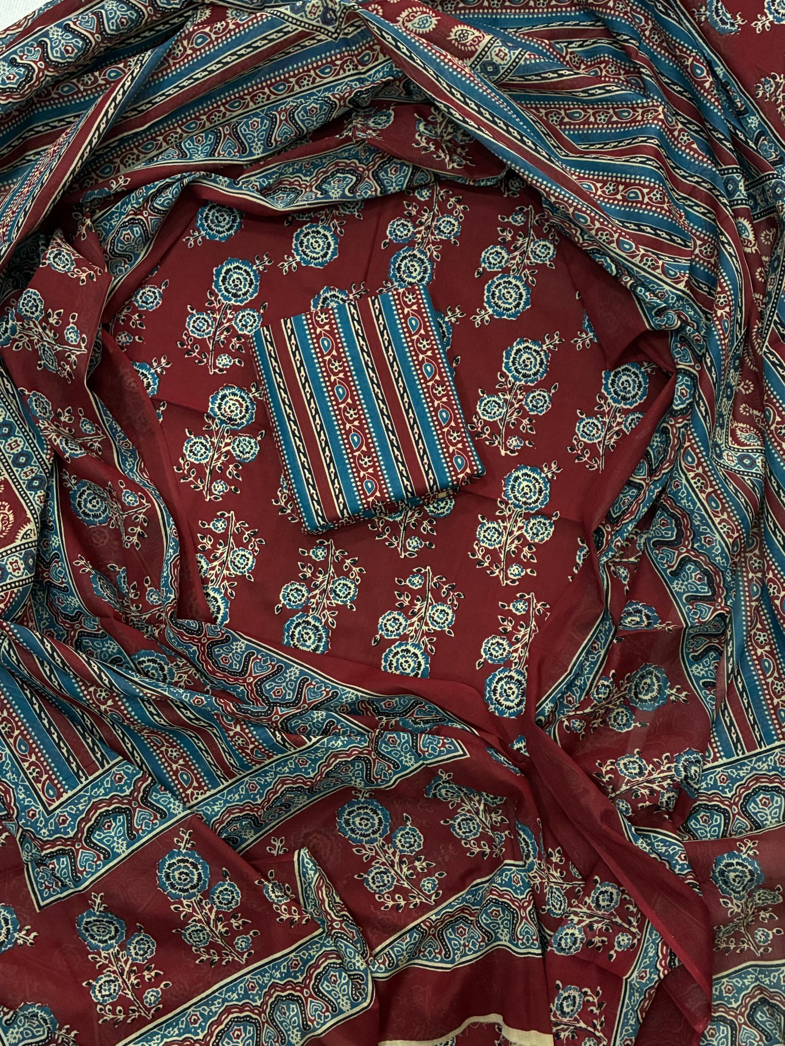 Cotton Dupatta Printed Suit