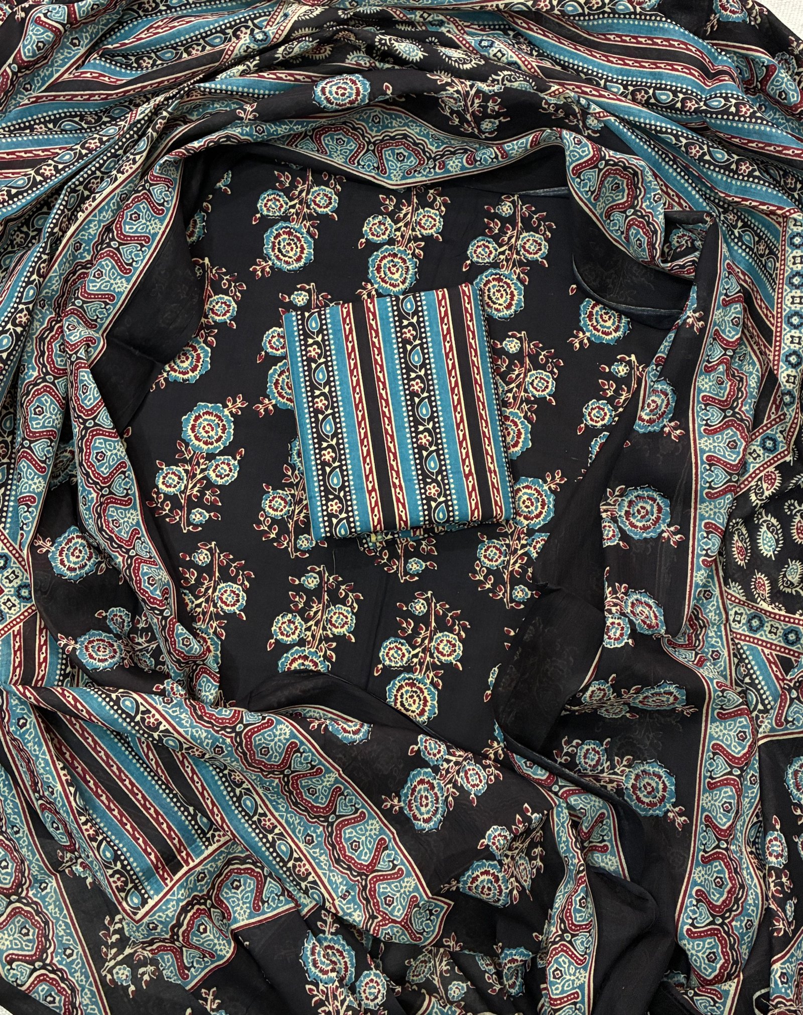 Cotton Dupatta Printed Suit
