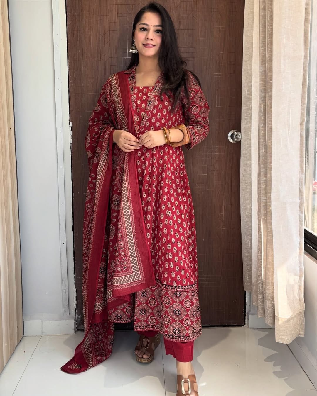 Cotton Printed Stitched Suit Set
