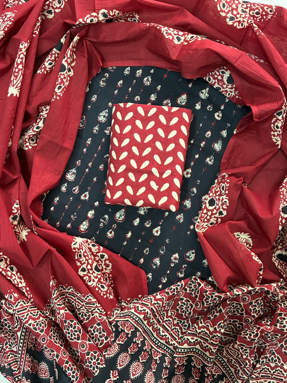 Cotton Dupatta Printed Suit