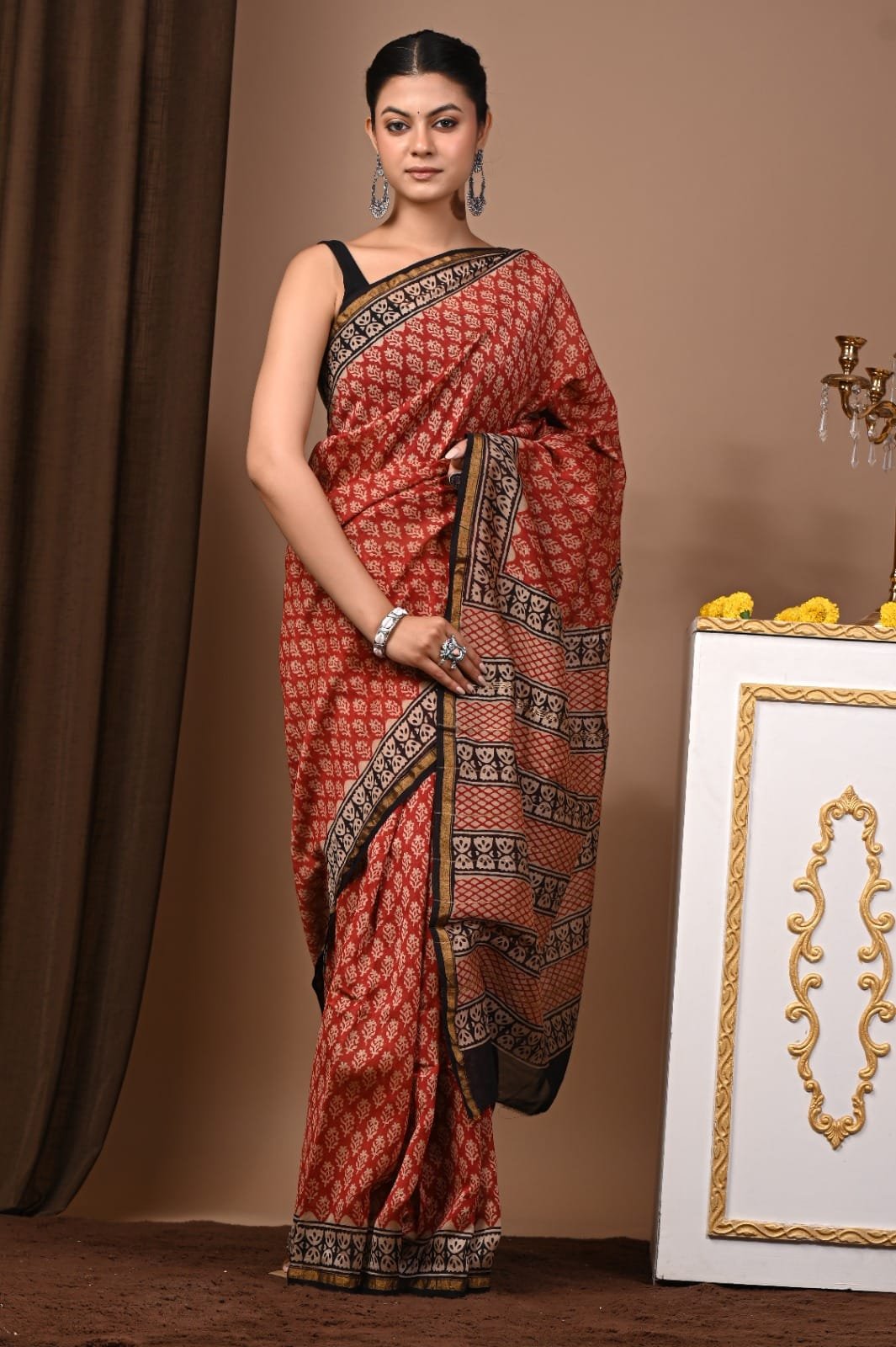 Chanderi Printed Saree