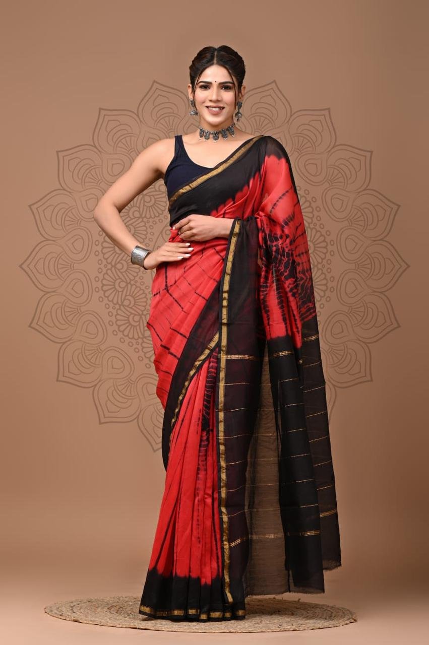 Chanderi Printed Saree