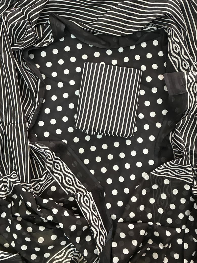 Cotton Dupatta Printed Suit