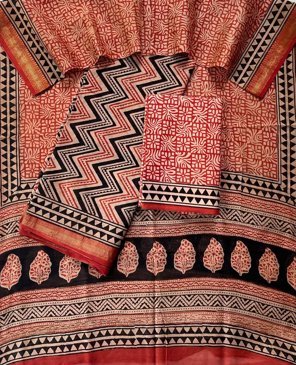 Maheshwari Printed Suit Set