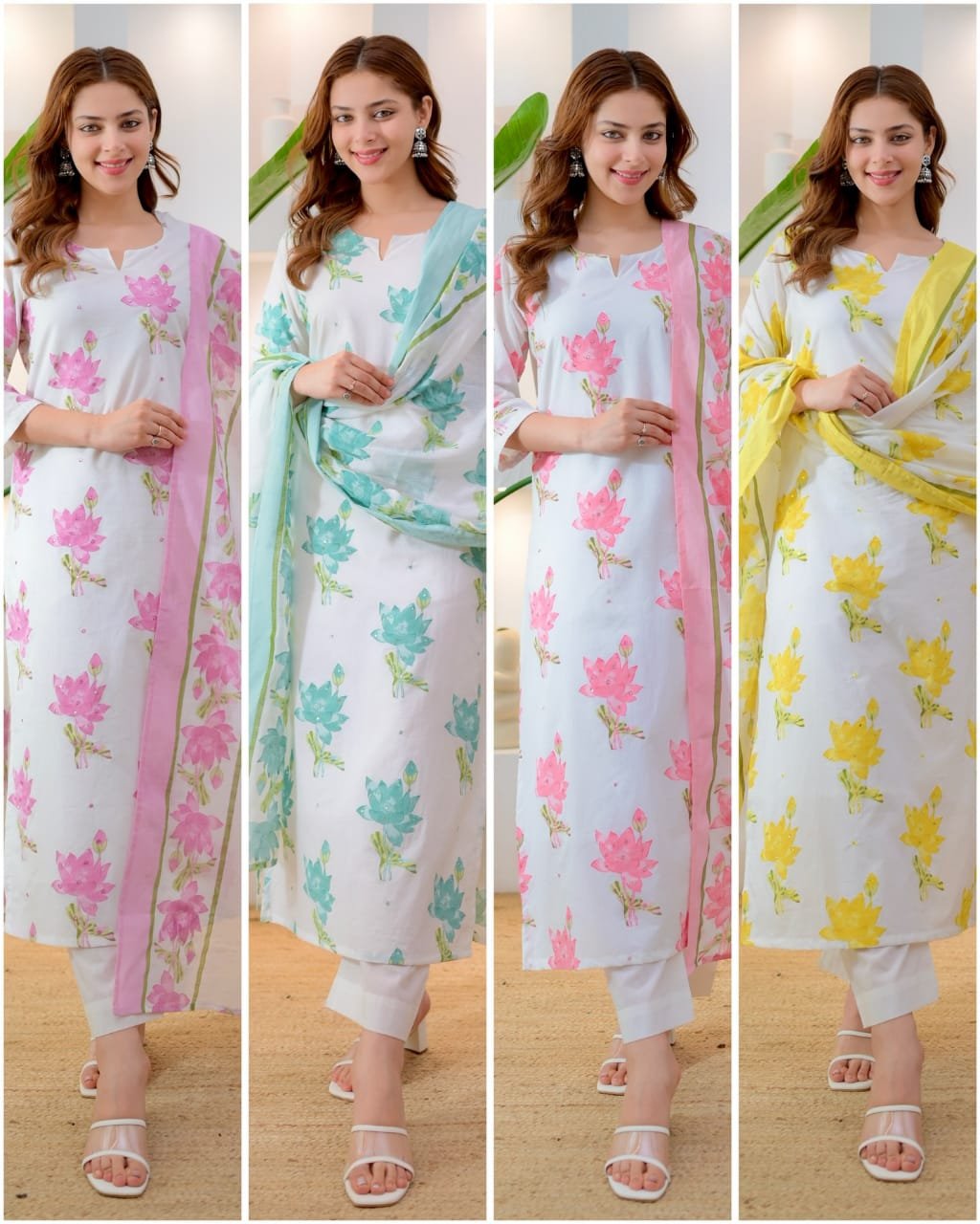 Cotton Printed Stitched Suit Set