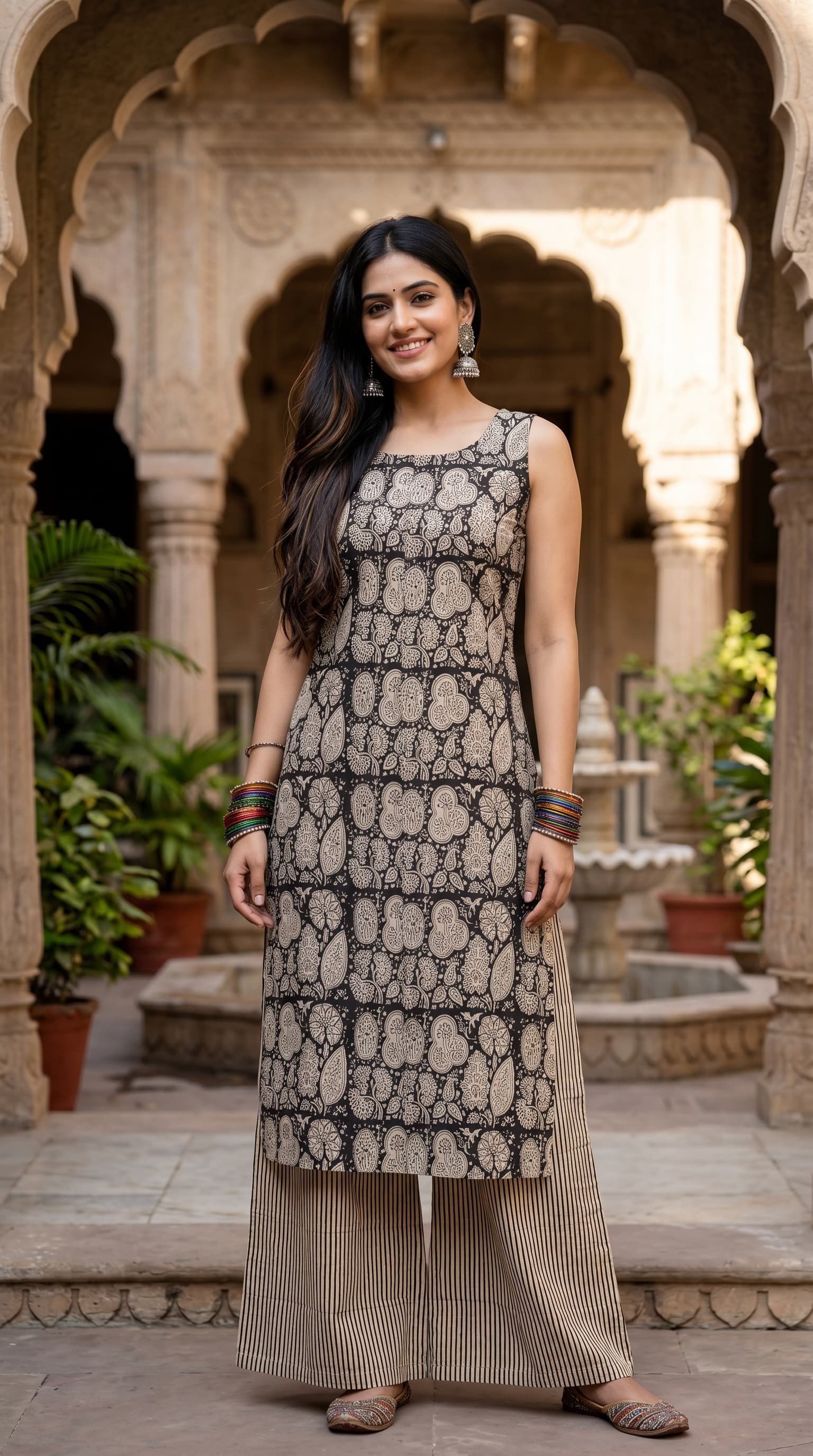 Cotton Printed Cord Set