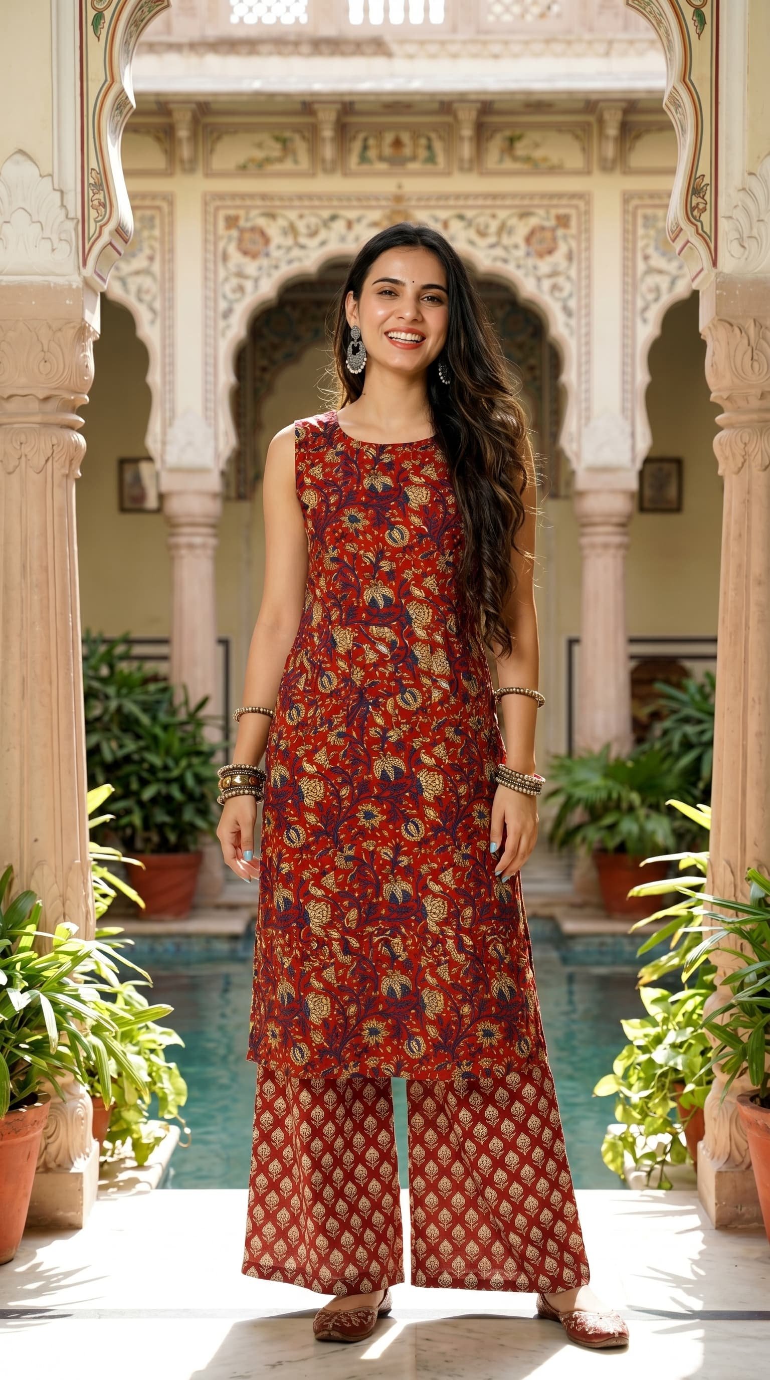 Cotton Printed Cord Set