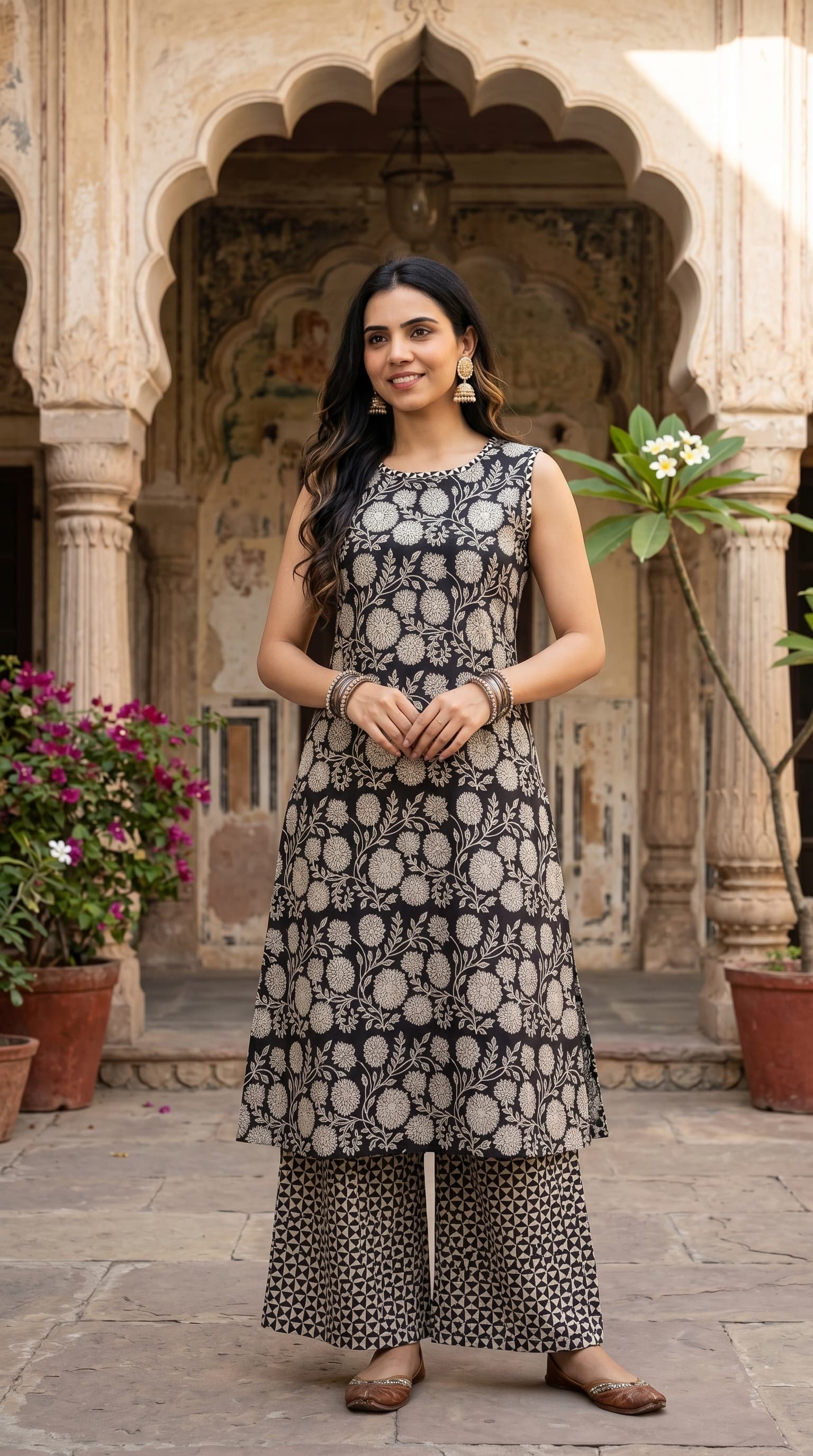 Cotton Printed Cord Set