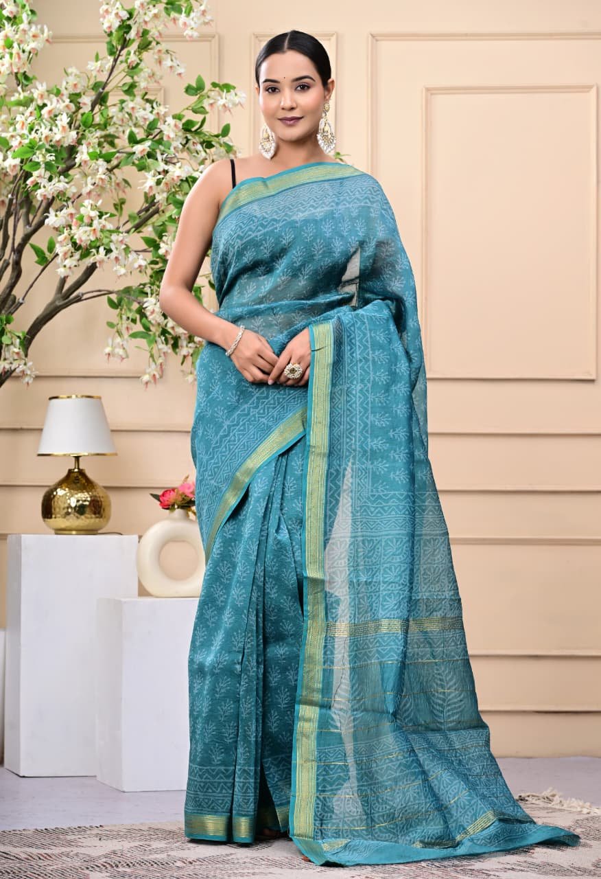 Maheshwari Printed Saree