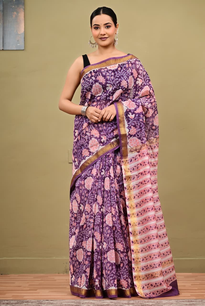 Maheshwari Printed Saree