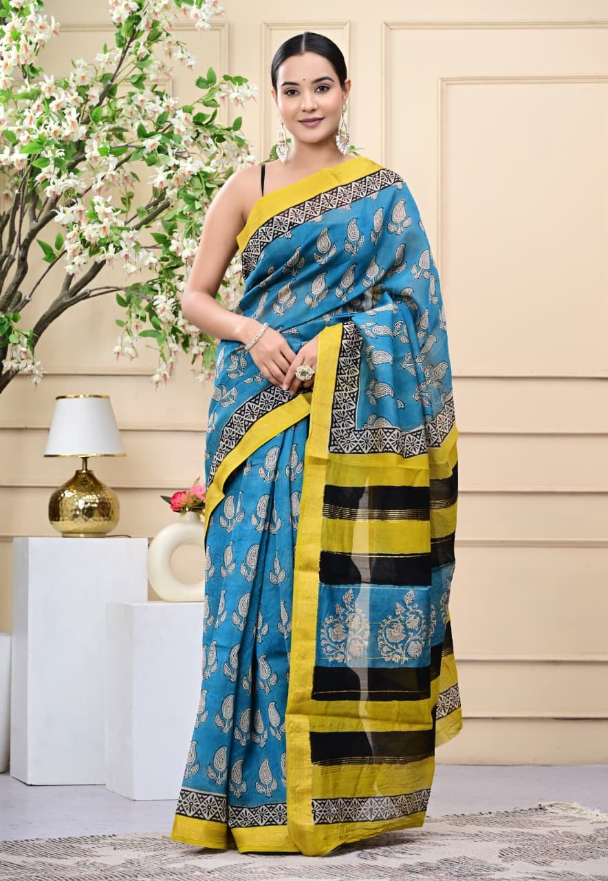 Maheshwari Printed Saree