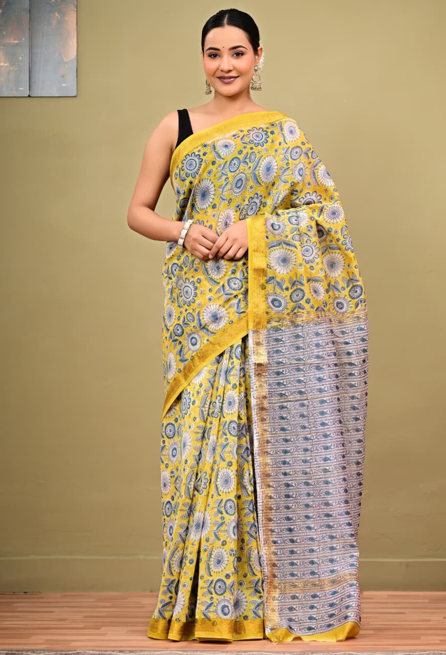Maheshwari Printed Saree