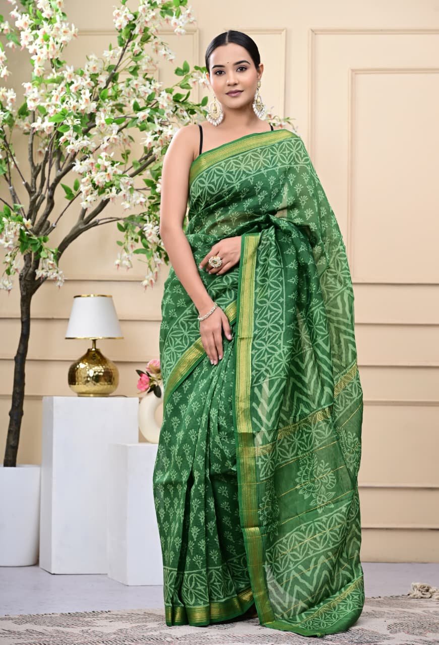 Maheshwari Printed Saree