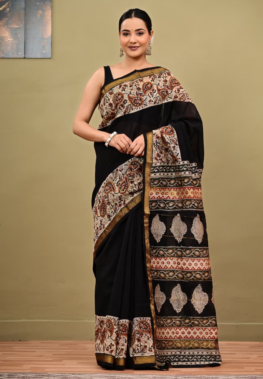 Maheshwari Printed Saree