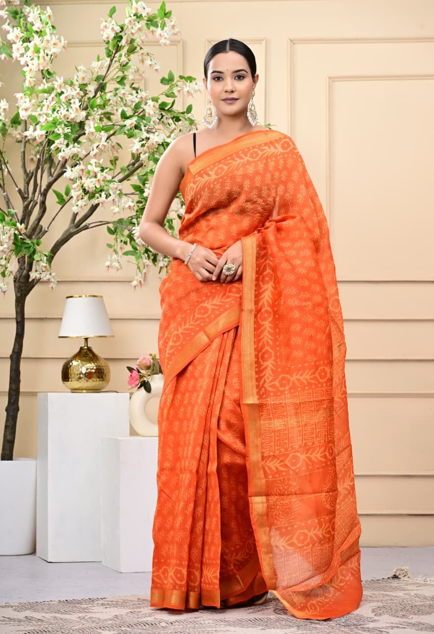 Maheshwari Printed Saree