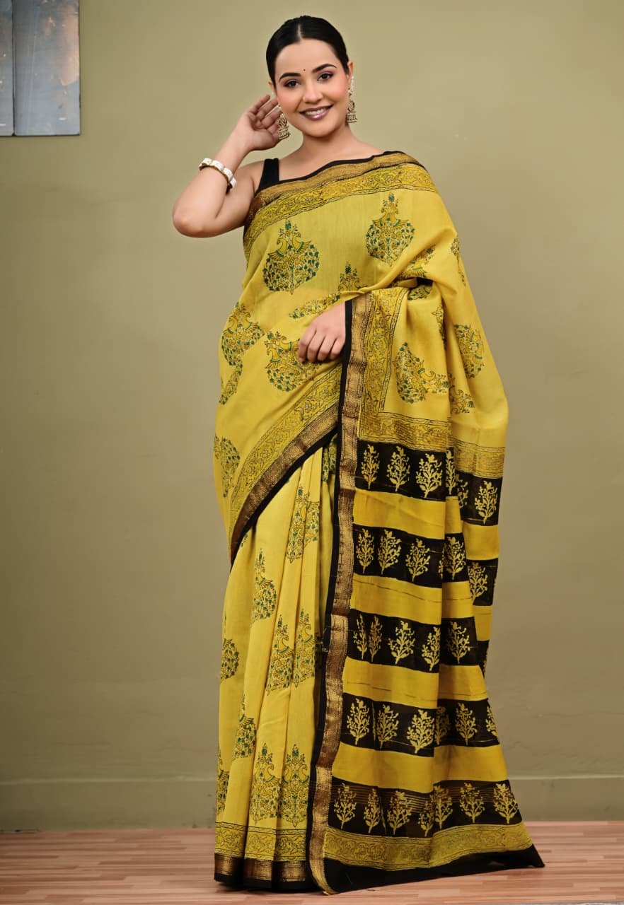 Maheshwari Printed Saree