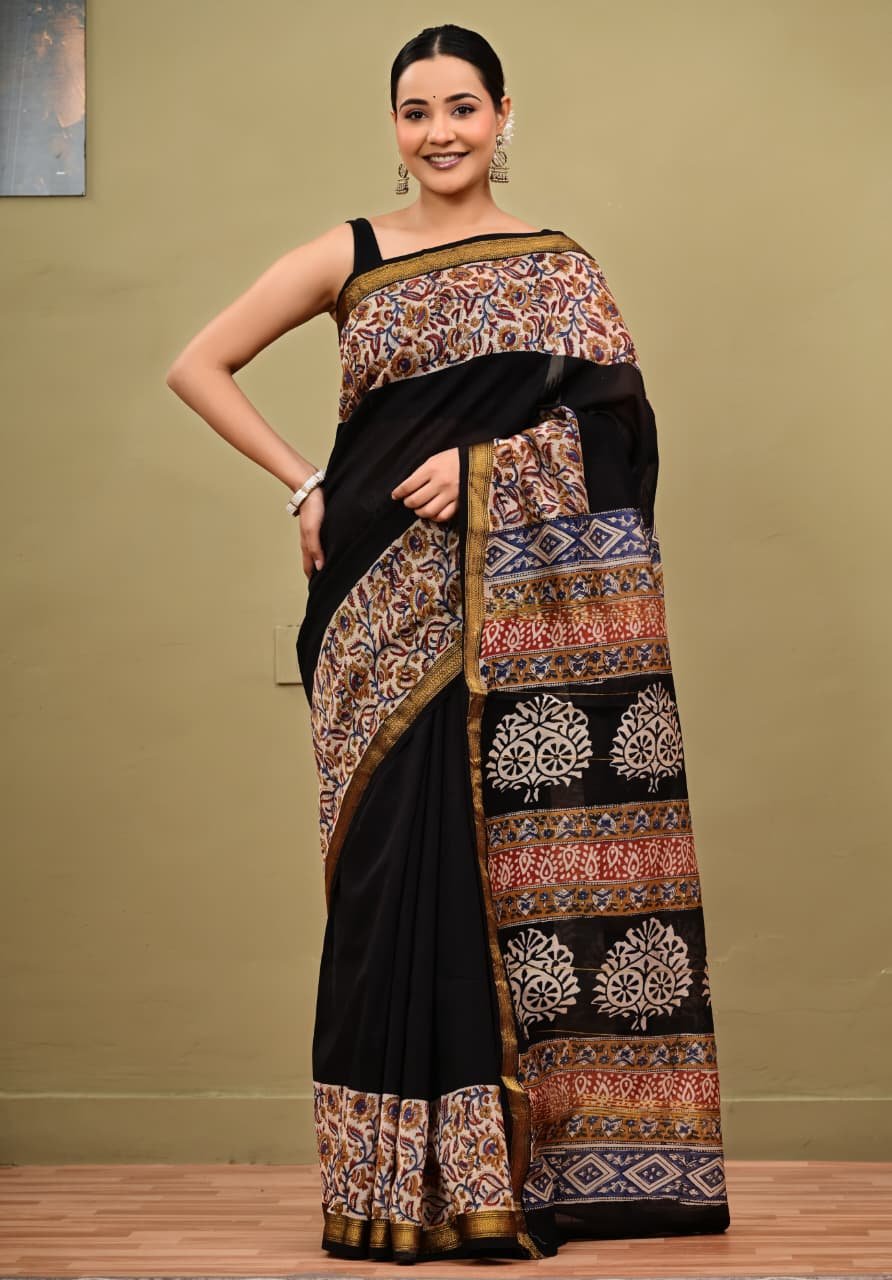 Maheshwari Printed Saree