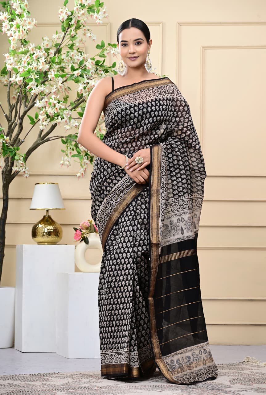 Maheshwari Printed Saree