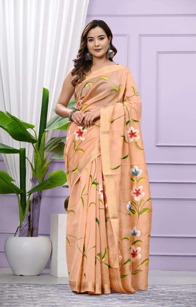 Maheshwari Printed Saree